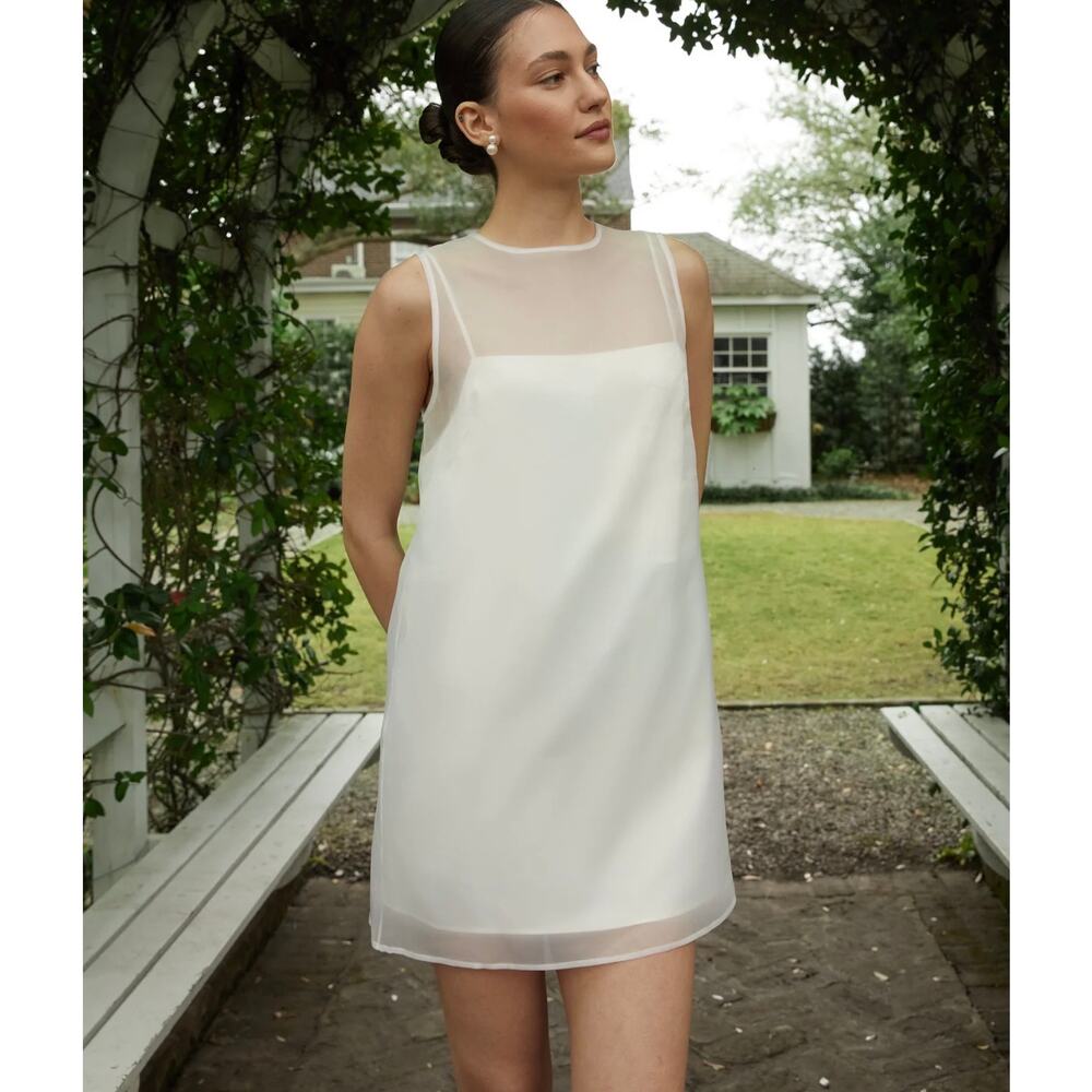 New Kourt Jemma white dress size 10 $198 - Picture 1 of 6